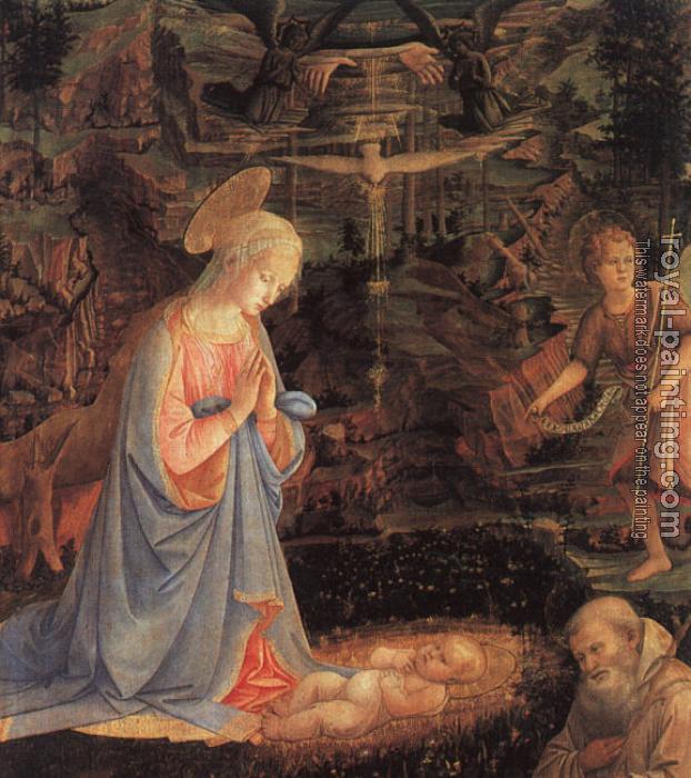 Filippino Lippi : The Adoration of the Infant Jesus